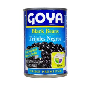 frijoles negro goya 439g