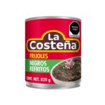 frijoles negro fritos 820g la costena